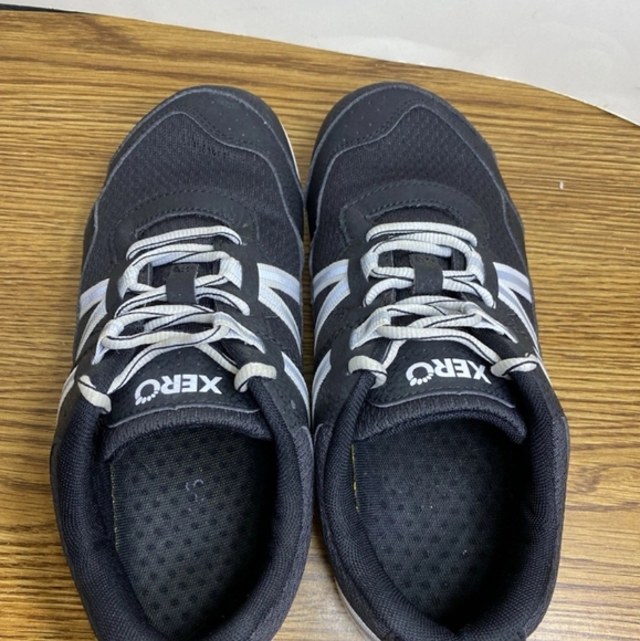 Xero Prio Barefoot Minimalist Zero Drop Black White Athletic Shoes Women Size 8 - Picture 4 of 12